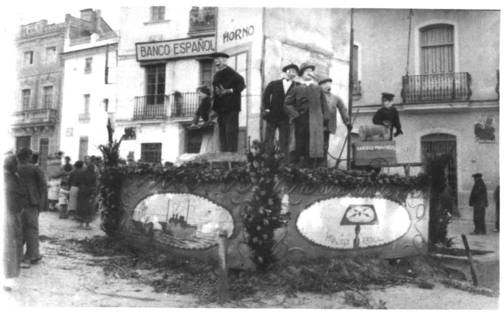 Falla de Santa Ana.1935. Fotografía Archivo L. Fenech.