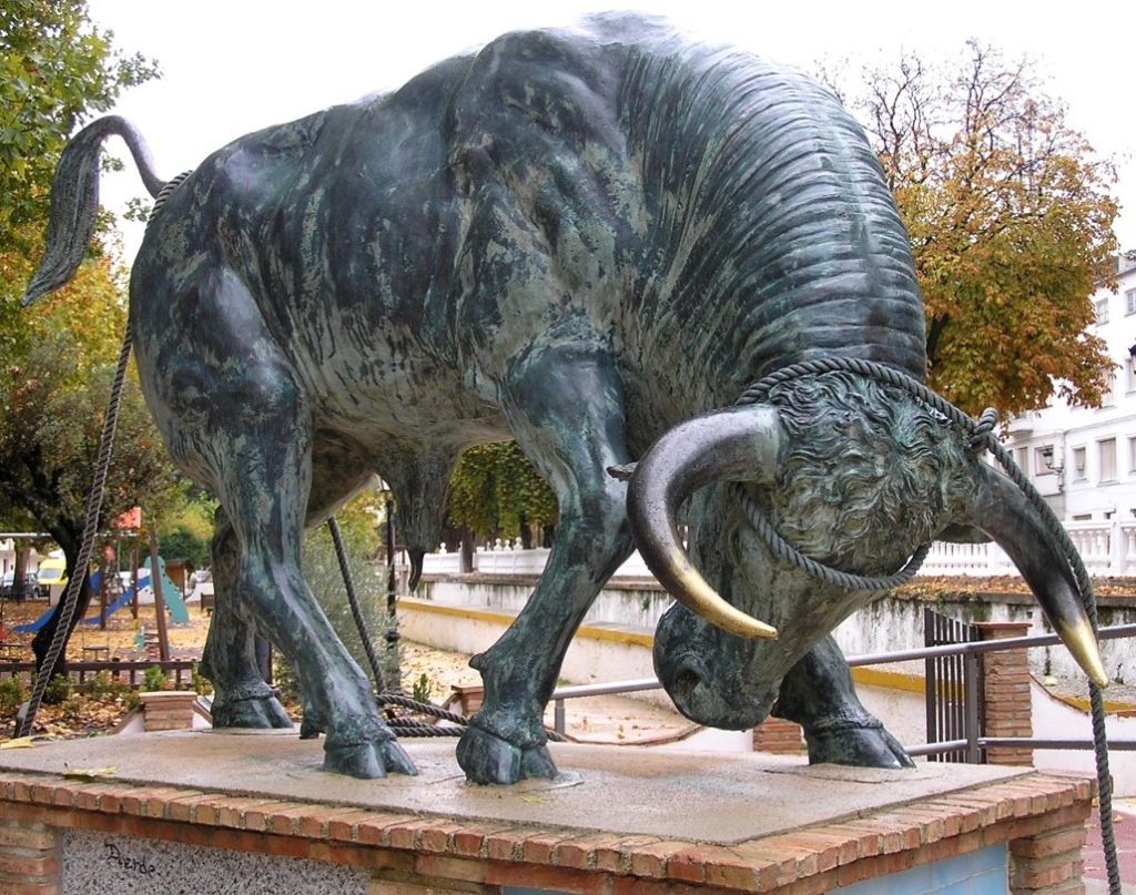 Monumento al Toro de San Marcos en Beas de Segura.